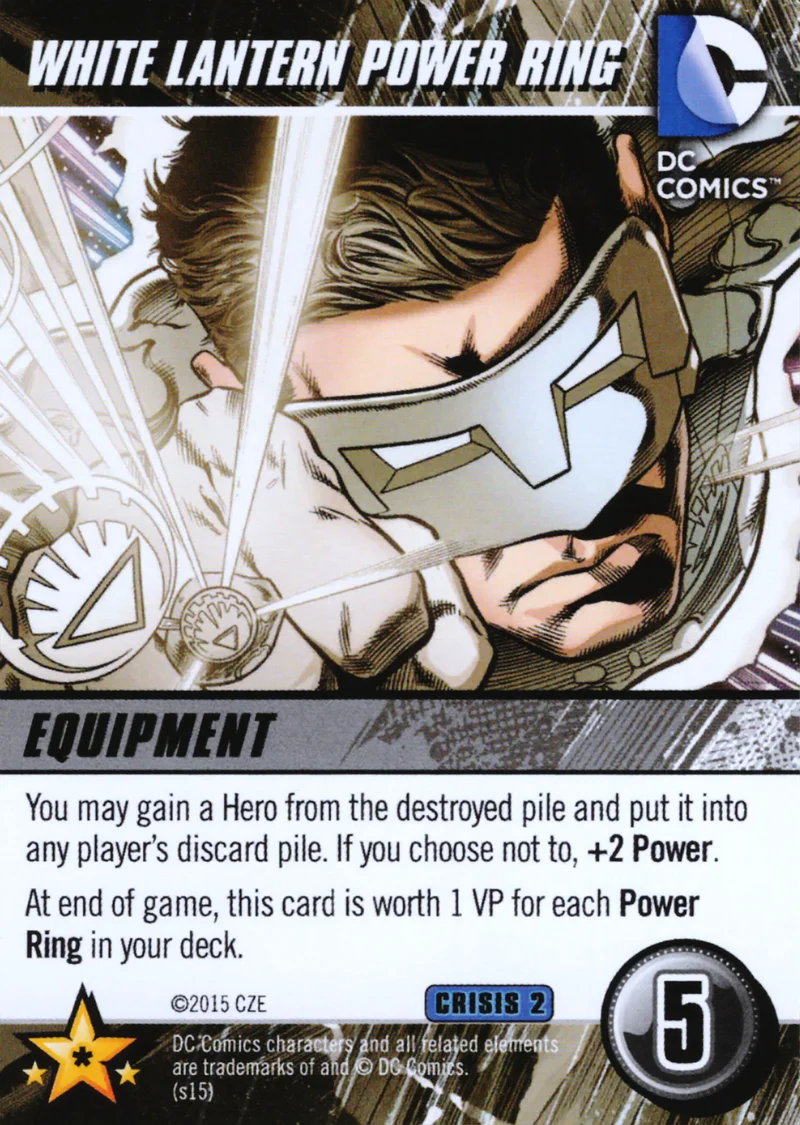 White Lantern Power Ring