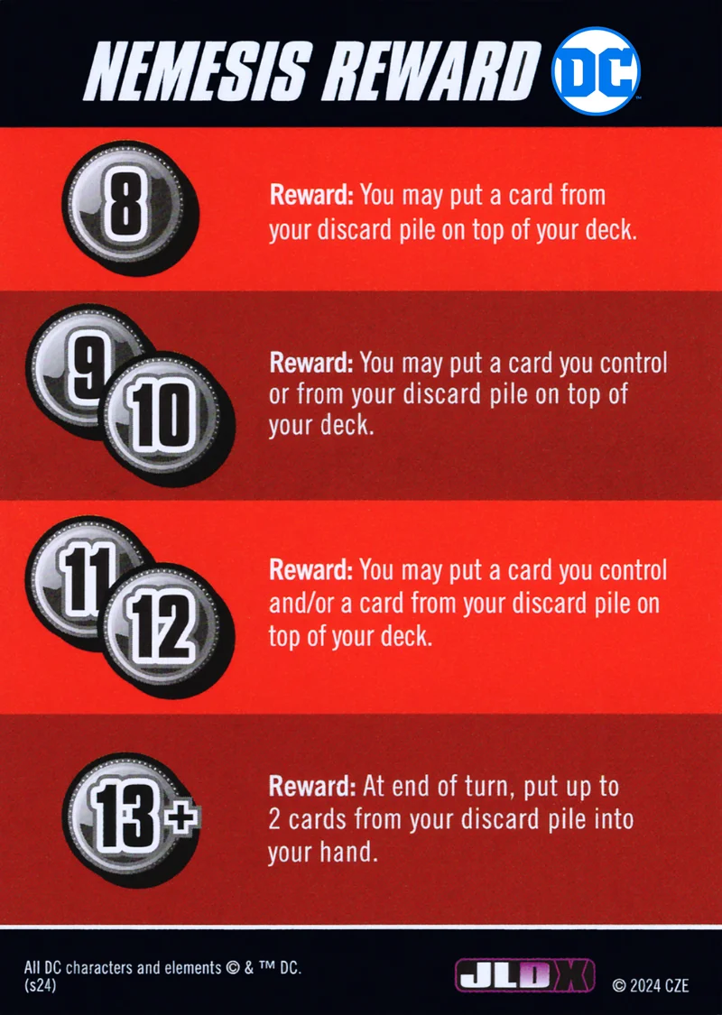 Nemesis Reward Card Discard
