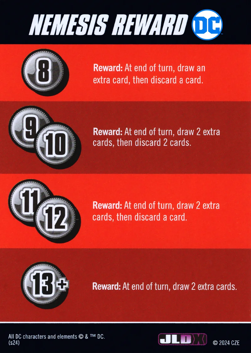 Nemesis Reward Card End of Turn