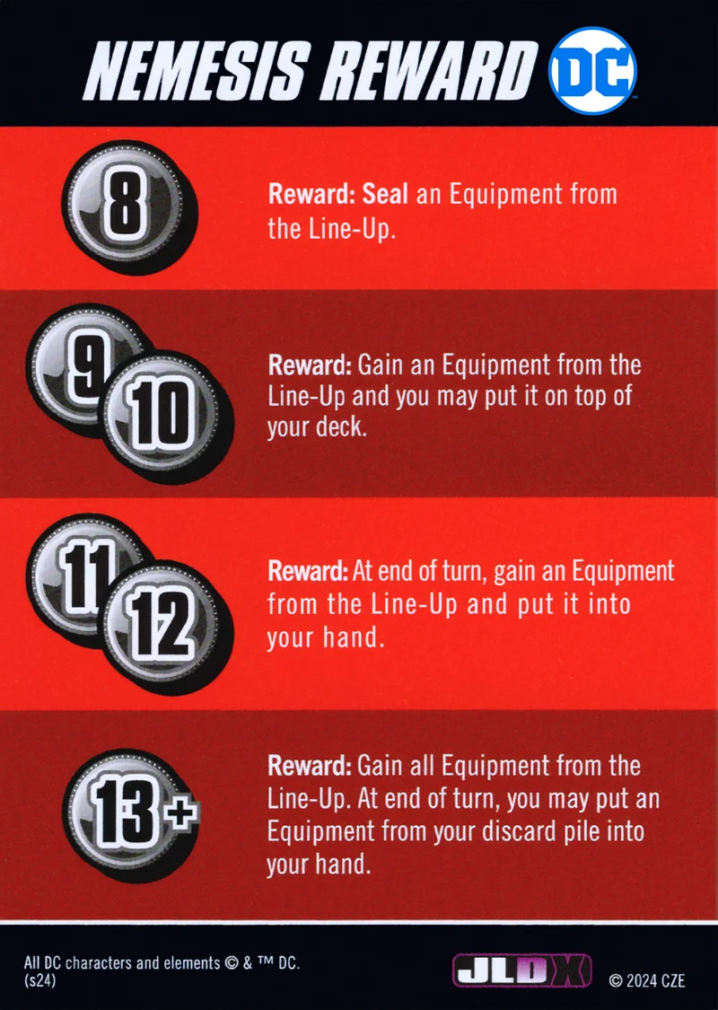 Nemesis Reward Card Equipment
