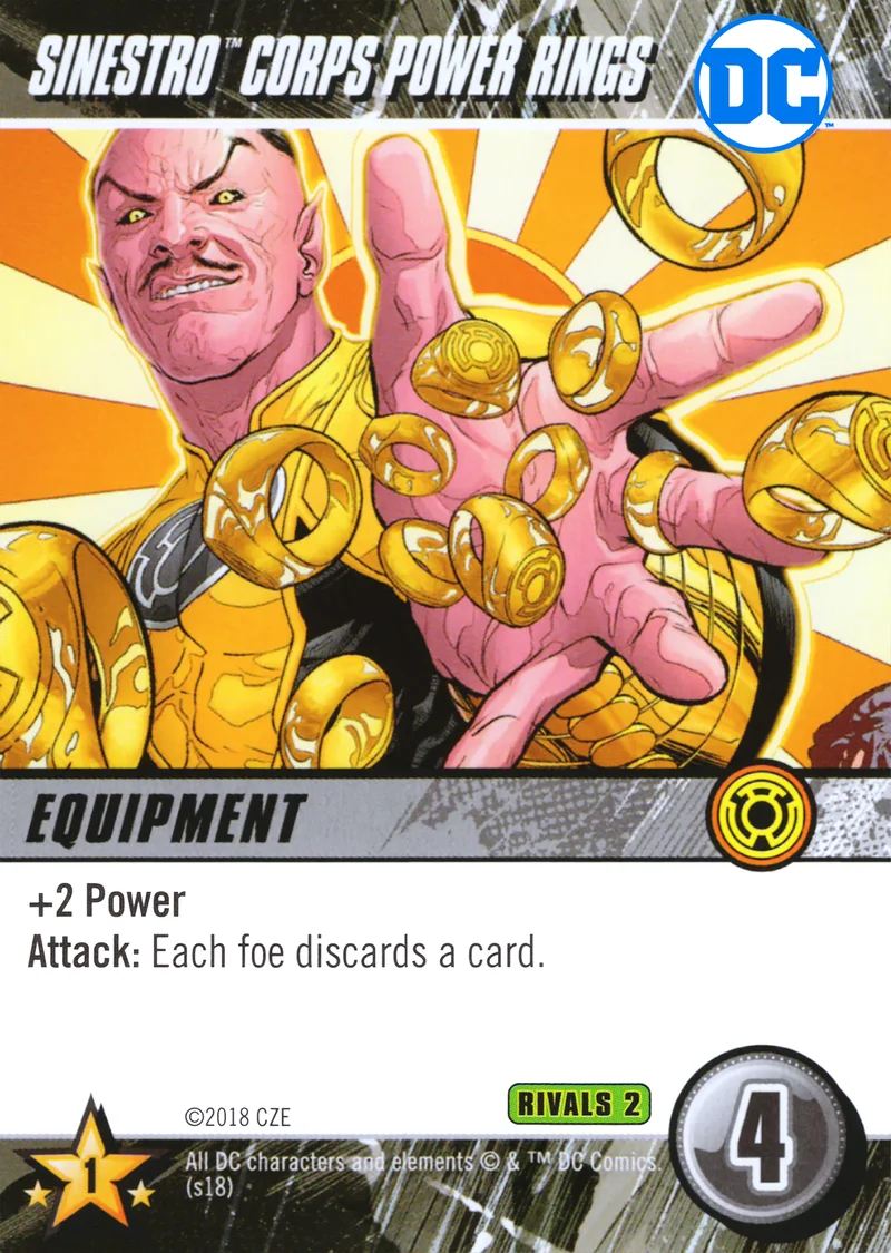 Sinestro Corps Power Rings