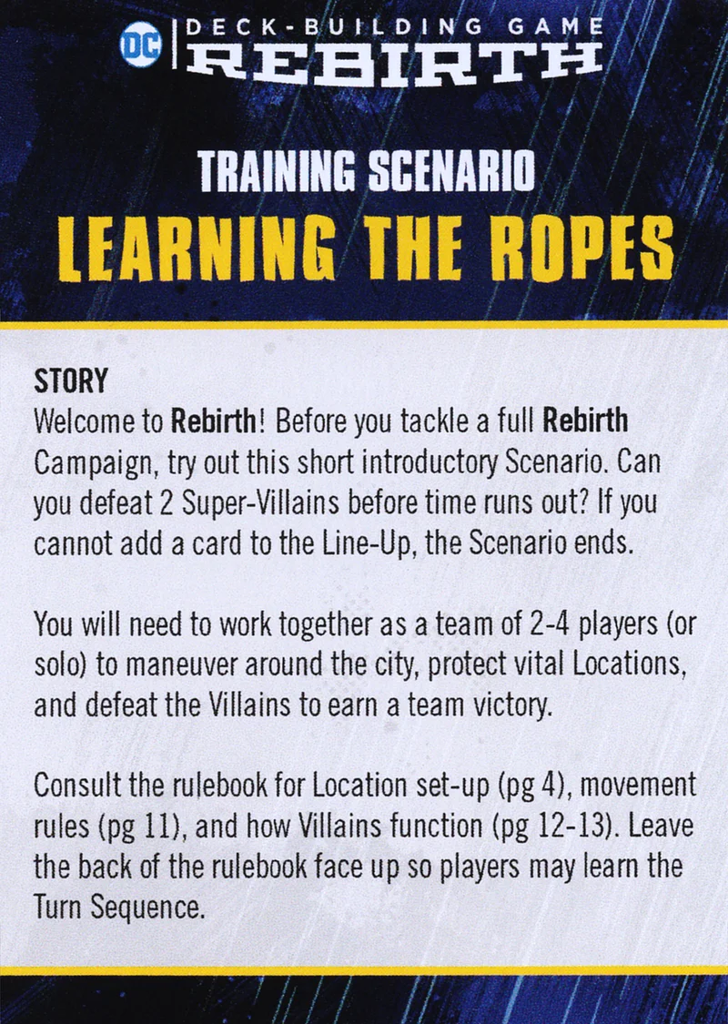 Learning the Ropes