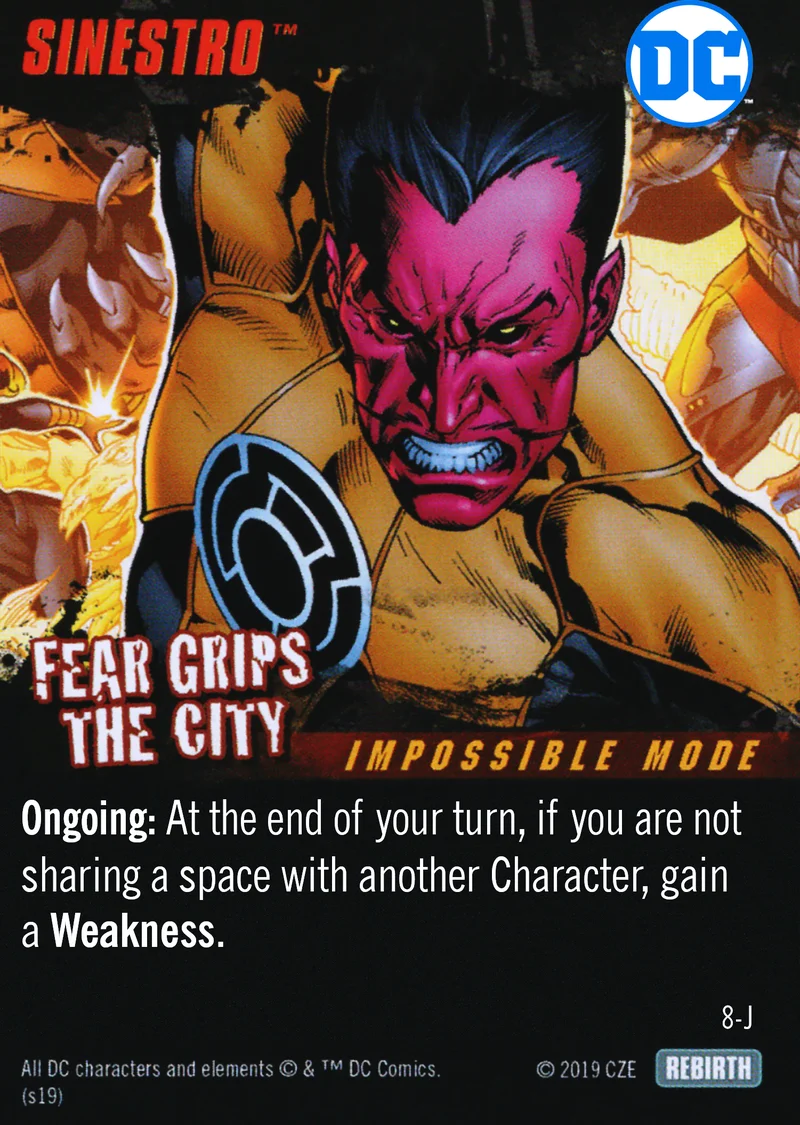 Sinestro - Fear Grips the City