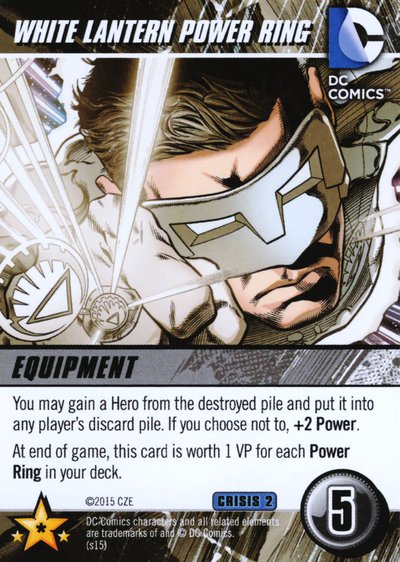 White Lantern Power Ring