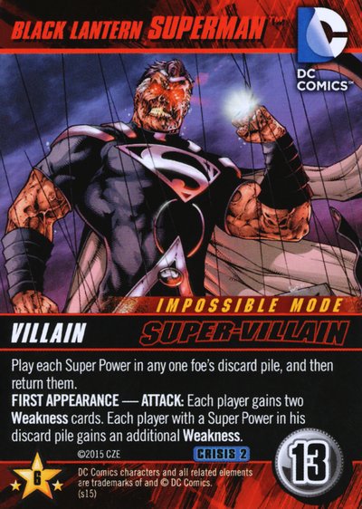 Black Lantern Superman (Impossible Mode)