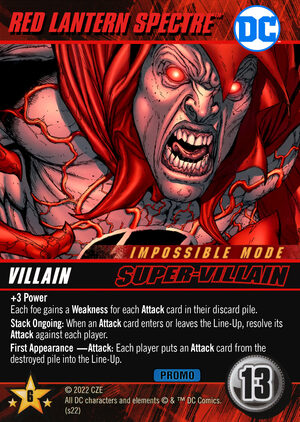 Red Lantern Spectre (Impossible Mode)