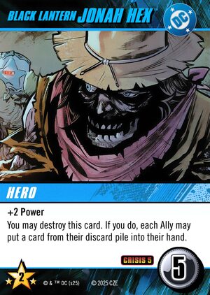 Black Lantern Jonah Hex