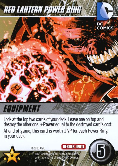 Red Lantern Power Ring