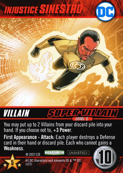 Injustice Sinestro