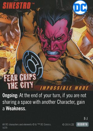 Sinestro - Fear Grips the City