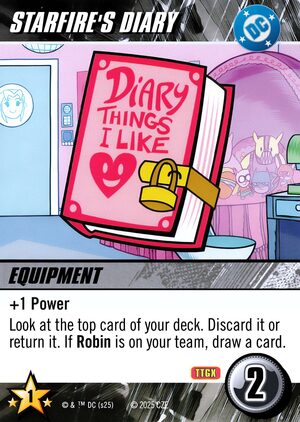 Starfire's Diary